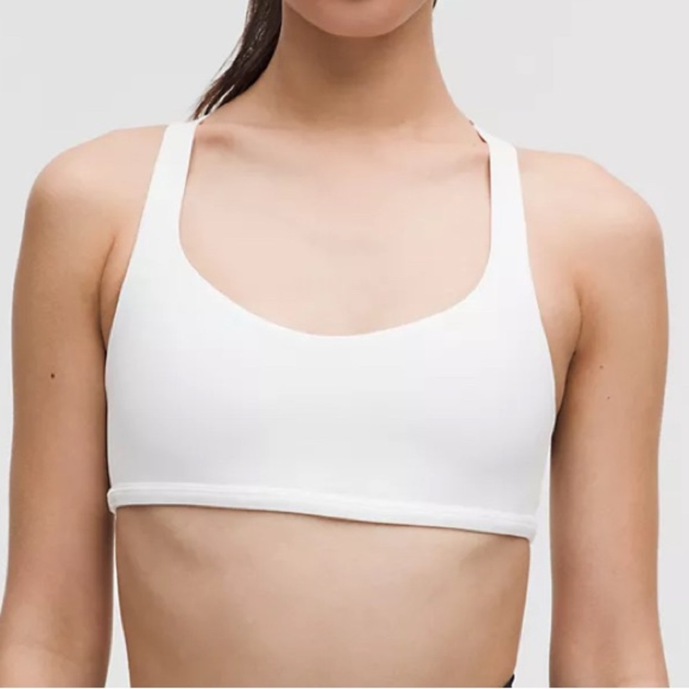 Lululemon White Free to Be Sports Bra